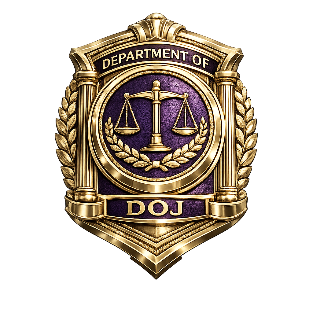 ⚖ DOJ badge